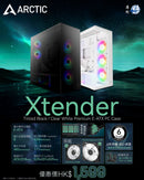 ARCTIC Xtender VG Premium Black 黑色 E-ATX PC Case with Vertical GPU Mounting (CA-RXVGB)