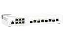 QNAP QSW-M2106-4C 4 Ports 10GbE + 6 Ports 2.5GbE Layer 2 Managed Switch