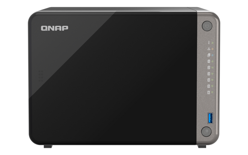 QNAP TS-AI642-8G 6-Bay NAS (8-Core ARM Cortex (4-Core Cortex-A76 2.2 GHz + 4-Core Cortex-A55 1.8 GHz, 8GB Ram) 
