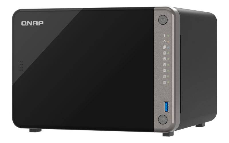 QNAP TS-AI642-8G 6-Bay NAS (8-Core ARM Cortex ( 4-Core Cortex-A76 2.2 GHz + 4-Core Cortex-A55 1.8 GHz , 8GB Ram)