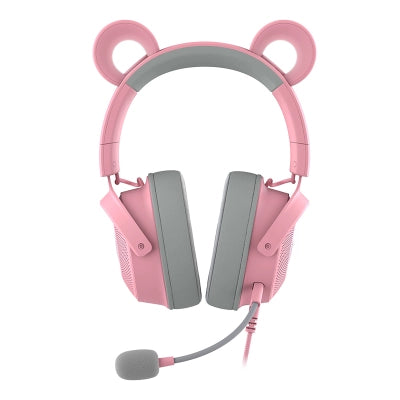 Razer Kraken Kitty V2 Pro - Quartz 粉紅色 可替換耳朵造型 RGB有線電競耳機 RZ04-04510200-R3M1