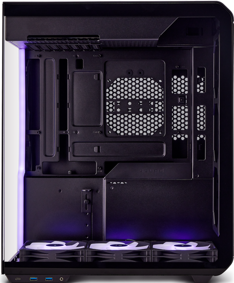 SSUPD XHUTTLE Black 黑色 ATX Case (底部預裝 3xARGB Case Fan)