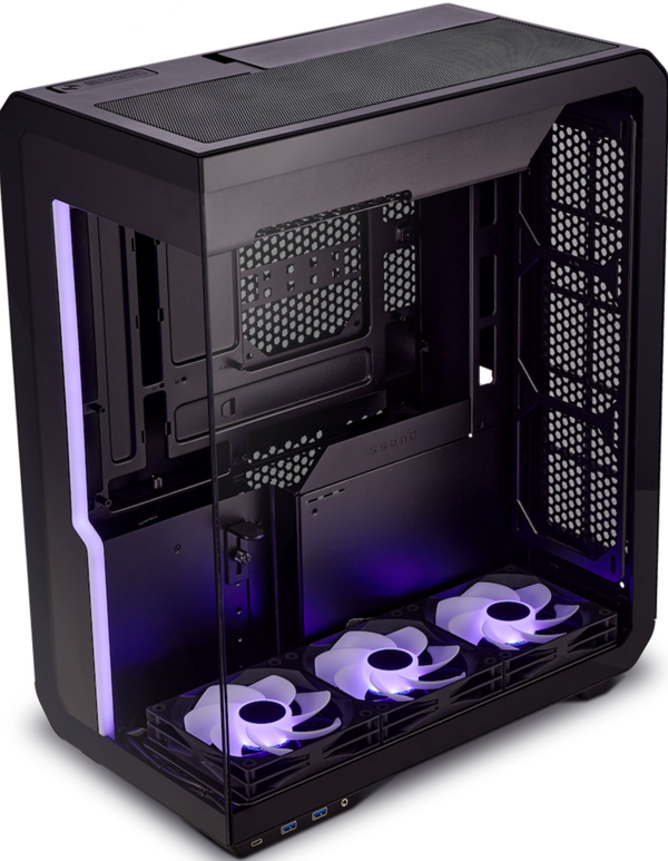 SSUPD XHUTTLE Black 黑色 ATX Case (底部預裝 3xARGB Case Fan)