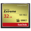 SanDisk 32GB Extreme Compact Flash (VPG-20 UDMA7 Full HD 120MB/s) SDCFXSB-032G-G46 772-3469