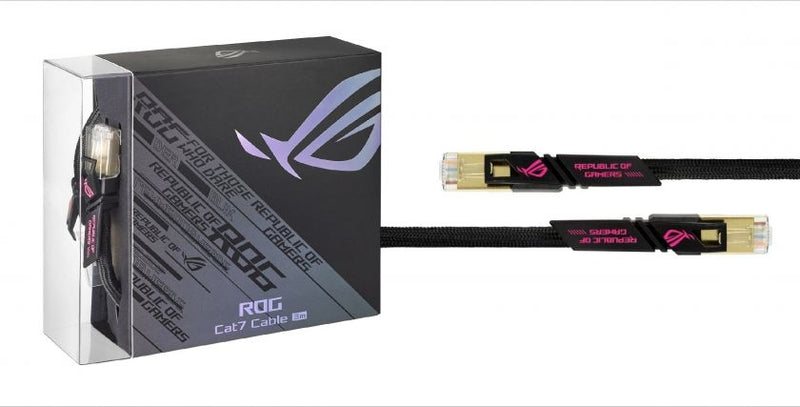 ASUS 3M ROG CAT7 CABLE/APAC/11/3M Up to 600 MHz &10GB Transfer Rates - ARC73M