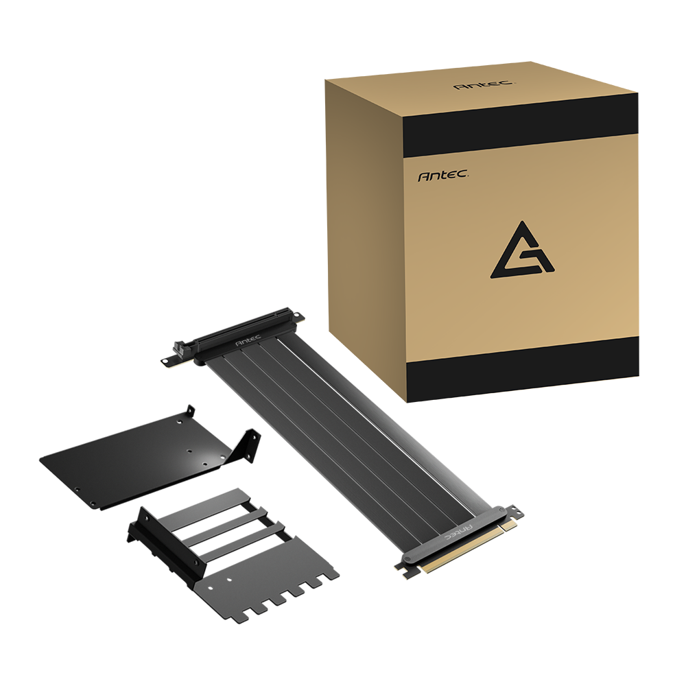 Antec RTX40 PCI-E 4.0 Riser Cable Vertical bracket Kit (黑色