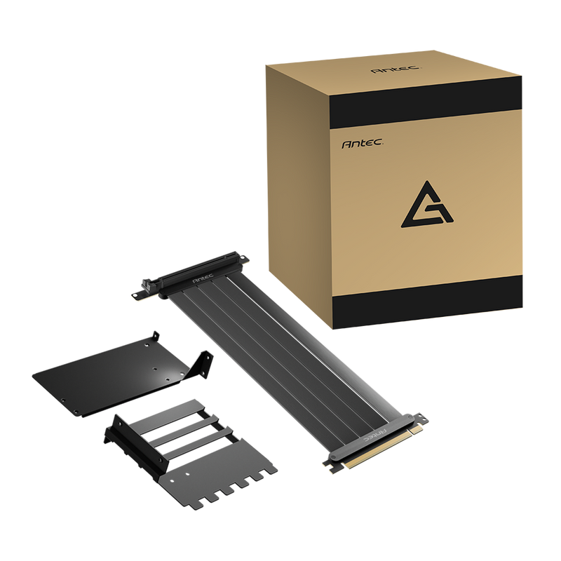 Antec RTX40 PCI-E 4.0 Riser Cable Vertical bracket Kit (黑色) Black (AT-RCVB-BK200-PCIE4-RTX40)