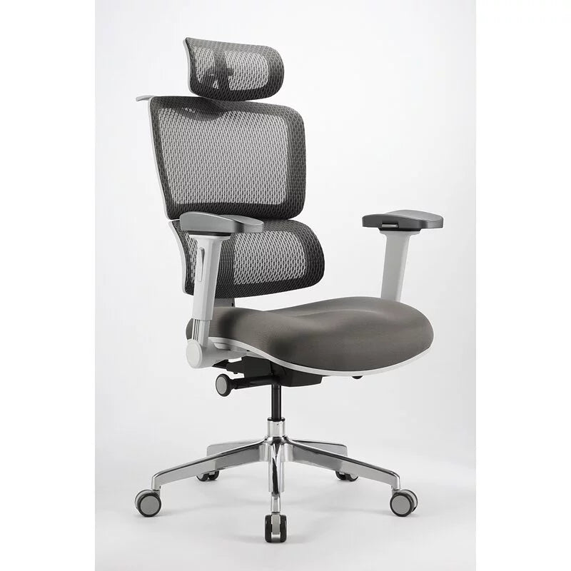 i-rocks T07 NEO (grey) ergonomic mesh chair (foam seat cushion) - GC-T07NGR (direct delivery from agent)