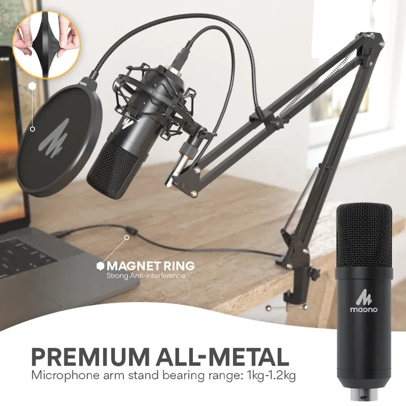 Maono AU-A04 Studio Set Condenser Microphone - MM-MA04
