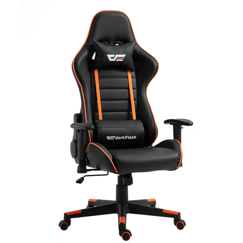 darkFlash RC350 Ergonomic Gaming Chair (Orange Black) (Direct Delivery from Agent) 