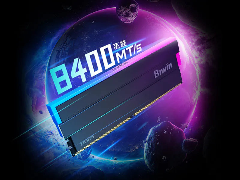Biwin 32GB Kit (2x16GB) Black Opal DW100 Black Black DDR5 6000Mhz Memory (RM-BD5D32B)