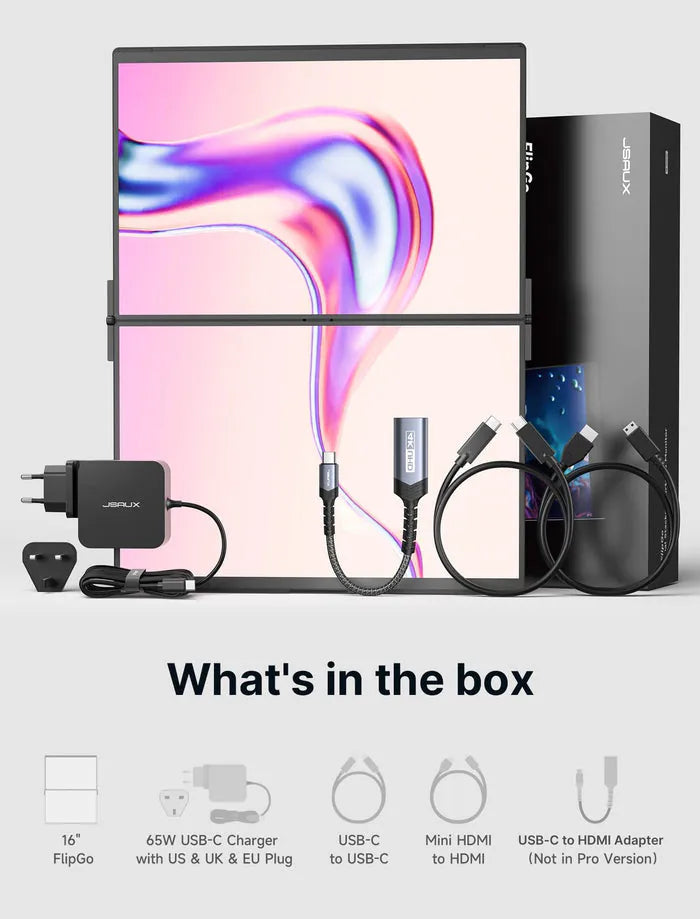JSAUX FlipGo Pro 16