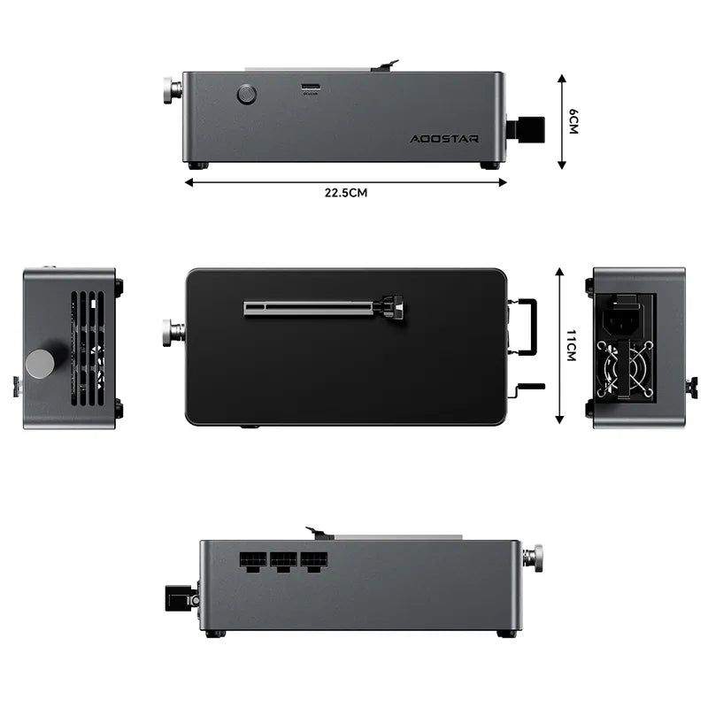 AOOSTAR AG01 外接顯示卡 Docking - OCulink Port, Built-in 800W Power Supply (DK-AAG01)