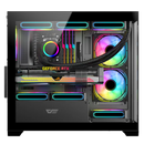 darkFlash DS900M Black 黑色 無中柱全景 MATX Case 不含風扇 (CA-DS900MB)