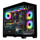 darkFlash DS900M Black 黑色 無中柱全景 MATX Case 不含風扇 (CA-DS900MB)