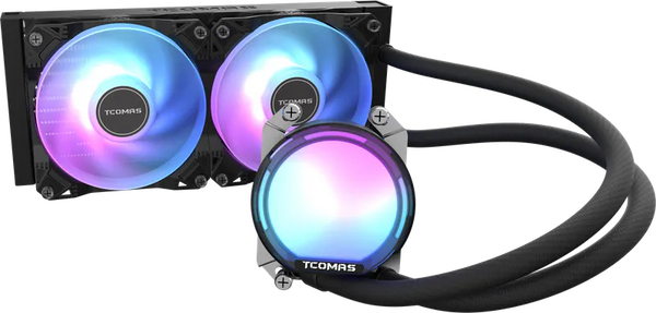 TCOMAS SJ-A080 (AMD) 240mm ARGB Black CPU Liquid Cooler (TH-T0802AB)