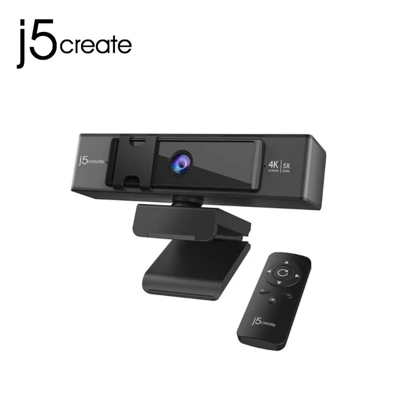 j5create JVCU435 4K UHD 高畫質 USB 視像鏡頭 - 支援 5x 數碼變焦 CM-JVCU435