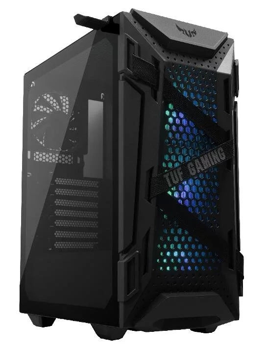 ASUS TUF GAMING GT301 Black Black ARGB Tempered Glass ATX Case CA-AGT301 