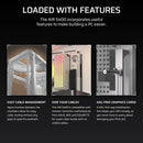 Corsair AIR 5400 RS-R ARGB - White 白色 Triple Chamber ATX Case (CC-9011319-WW)