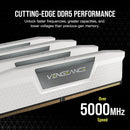 CORSAIR 32GB Kit (2x16GB) VENGEANCE White 白色 CMK32GX5M2B5200C40W DDR5 5200MHz Memory