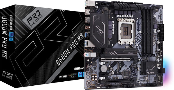 ASRock B660M Pro RS/ax DDR4,LGA 1700 mATX Motherboard