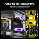 Corsair iCUE LINK RX120 RGB Starter Kit 120mm PWM 風扇 - White 白色 (Triple Pack 三件裝) CO-9051022-WW