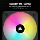 Corsair iCUE AR120 Digital RGB 120mm PWM Fan 風扇 - Black 黑色  (Triple Pack 三件裝) CO-9050167-WW
