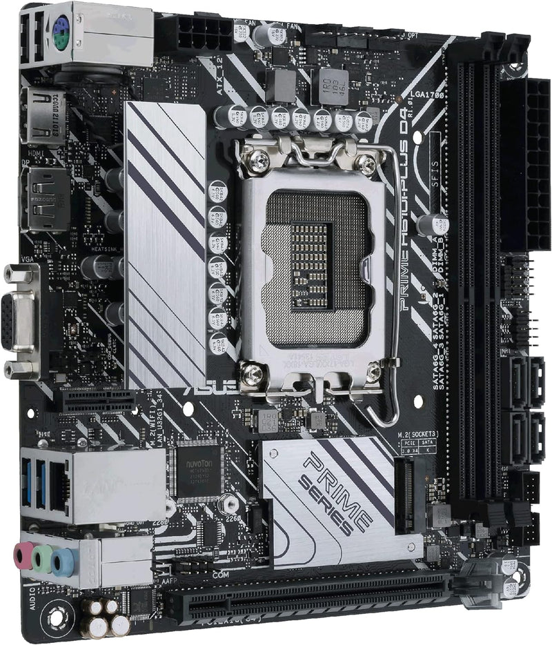 ASUS PRIME H610I-PLUS D4 DDR4,LGA 1700 Mini-ITX Motherboard 