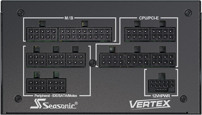 Seasonic 850W VERTEX GX-850 ATX3.0 (PCIe5.0) 80Plus Gold Full Modular Power Supply (VERTEX GX-850)