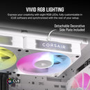 Corsair iCUE LINK RX120 RGB Starter Kit 120mm PWM 風扇 - White 白色 (Triple Pack 三件裝) CO-9051022-WW