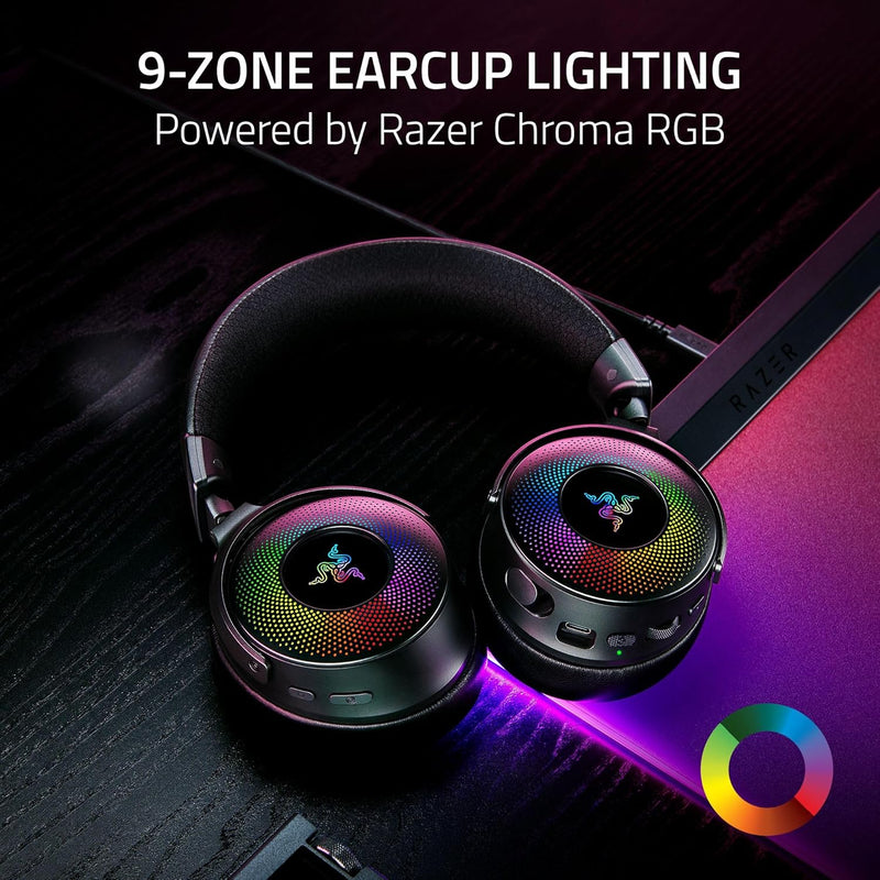 Razer Kraken V4 Pro Wireless Gaming Headset with Control Hub Razer Kraken V4 Pro Wireless Gaming Headset with Control Hub