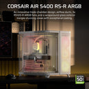 Corsair AIR 5400 RS-R ARGB - White 白色 Triple Chamber ATX Case (CC-9011319-WW)