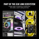 Corsair iCUE LINK LX120-R RGB Expansion White 120mm PWM Reverse 反葉 PC Case Fan (CO-9051053-WW)