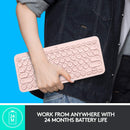 Logitech K380 多工藍牙鍵盤 (English Version) - Rose Pink 玫瑰粉色 920-009579 原裝行貨