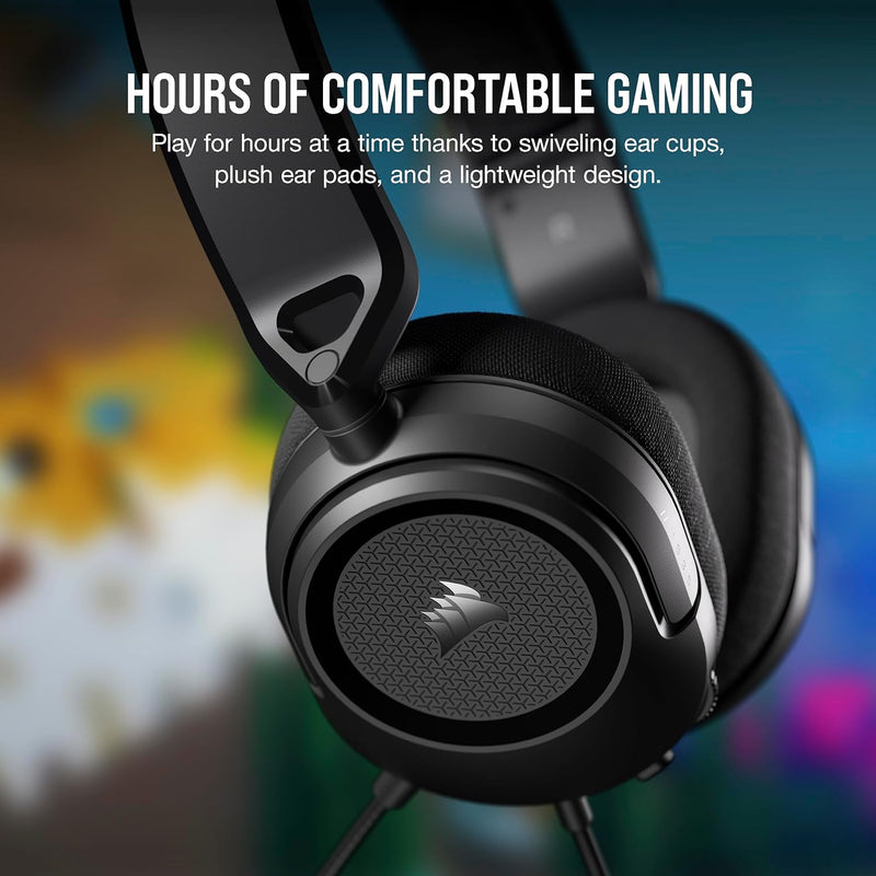 【至抵優惠】CORSAIR HS35 v2 Multiplatform Gaming Headset — Carbon CA-9011377-NA