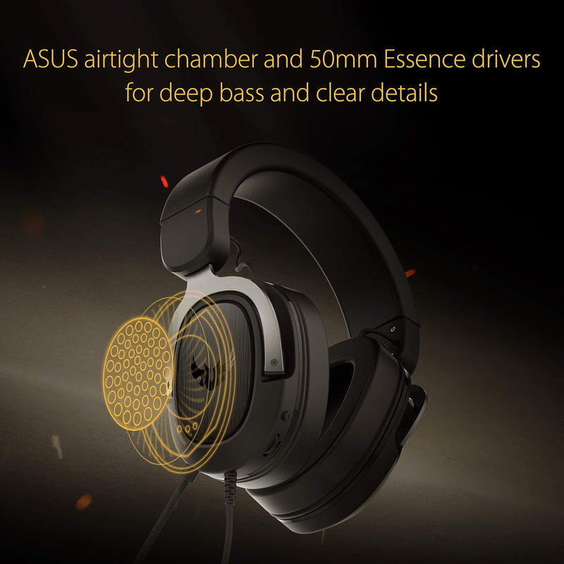 ASUS TUF GAMING H3 E-Sports Gaming Headset-Silver