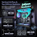 Okinos Mirage 4 Black MATX Case