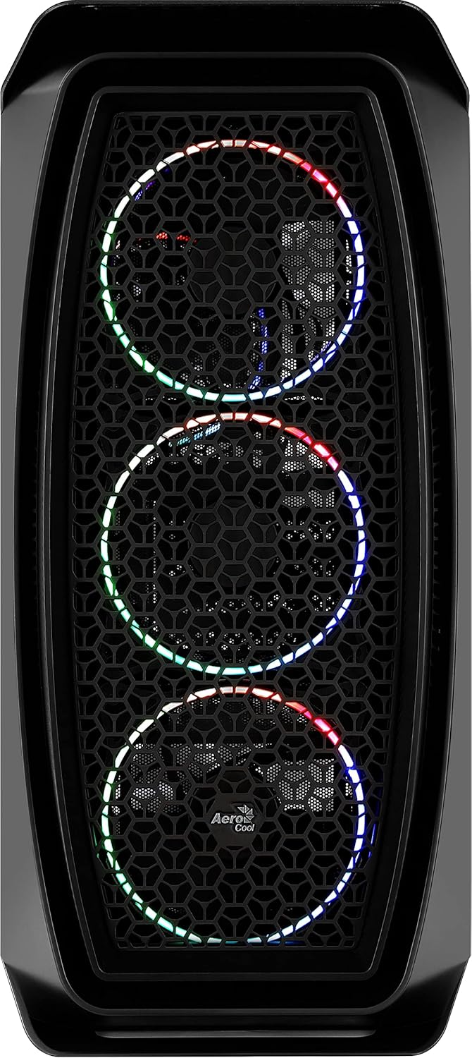 AeroCool Aero One Eclipse ARGB Black Black Tempered Glass ATX Case 