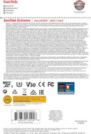 SanDisk 256GB Extreme microSD (V30 U3 A2 4K UHD 190MB/s) SDSQXAV-256G-GN6MN 772-4524