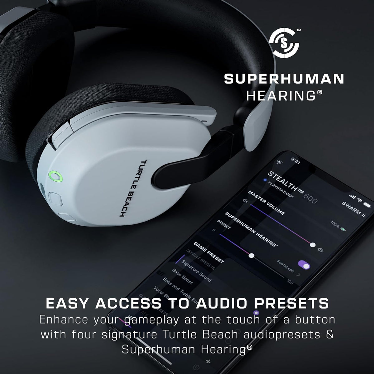 Turtle Beach Stealth 600 Gen Superhuman Hearing Mode Mic Monitoring Turtle Beach Stealth 600 Superhuman Hearing Mode