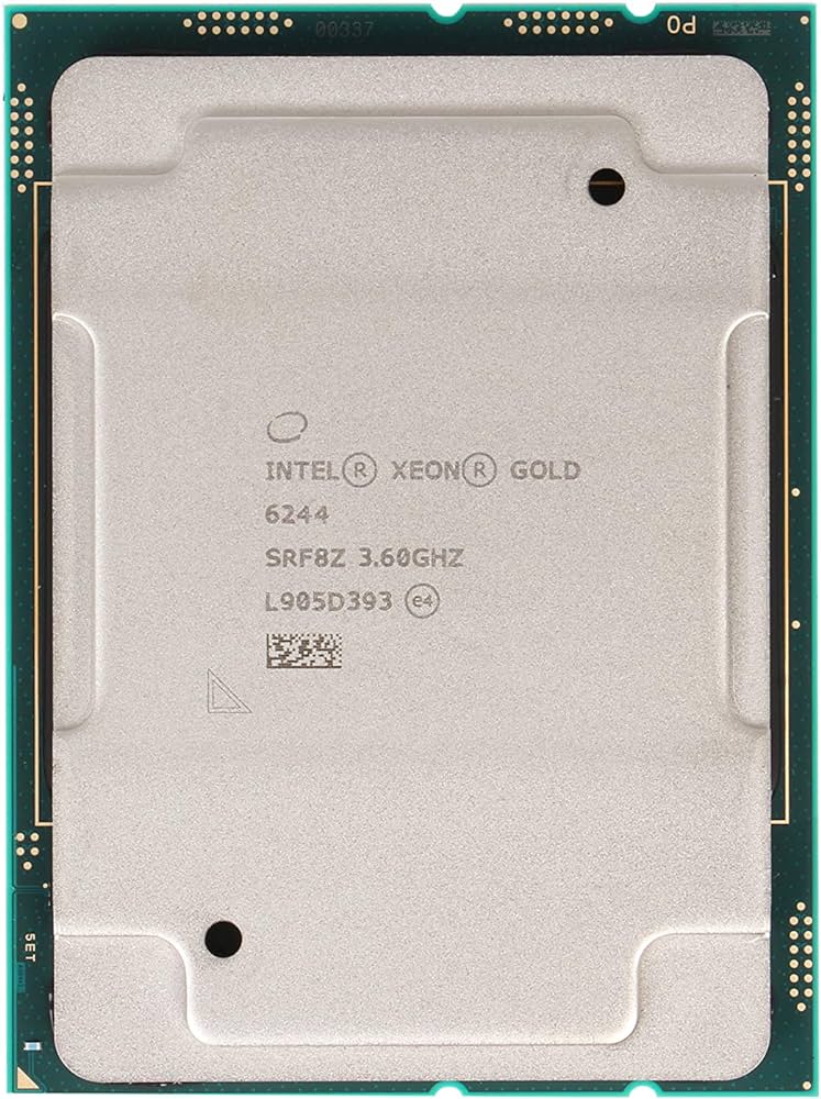 Intel Xeon Gold 6244 Tray Processor 8C 16T, 24.75M Cache, 3.60 GHz, FCLGA3647