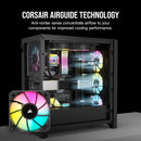 Corsair iCUE AF140 RGB ELITE 140mm PWM Single Fan - Black 黑色 (單件裝) CO-9050155-WW