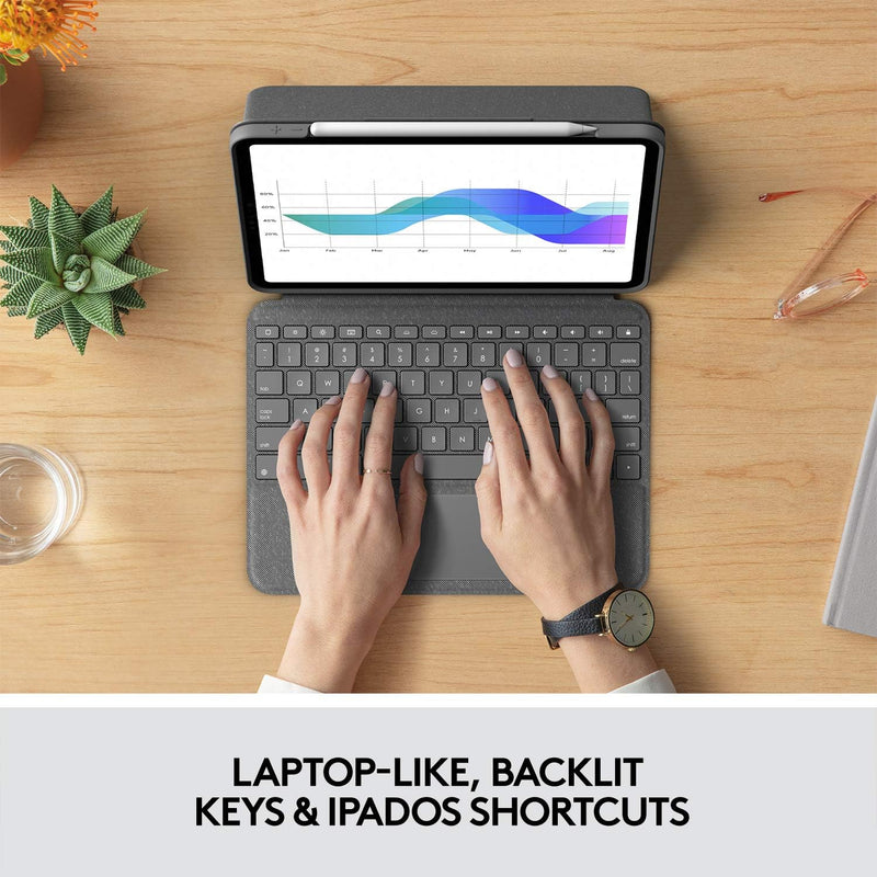 Logitech Slim Folio Pro Bluetooth Keyboard Case (for iPad Pro 11" 1st and 2nd generation) 920-009720 Original licensed product