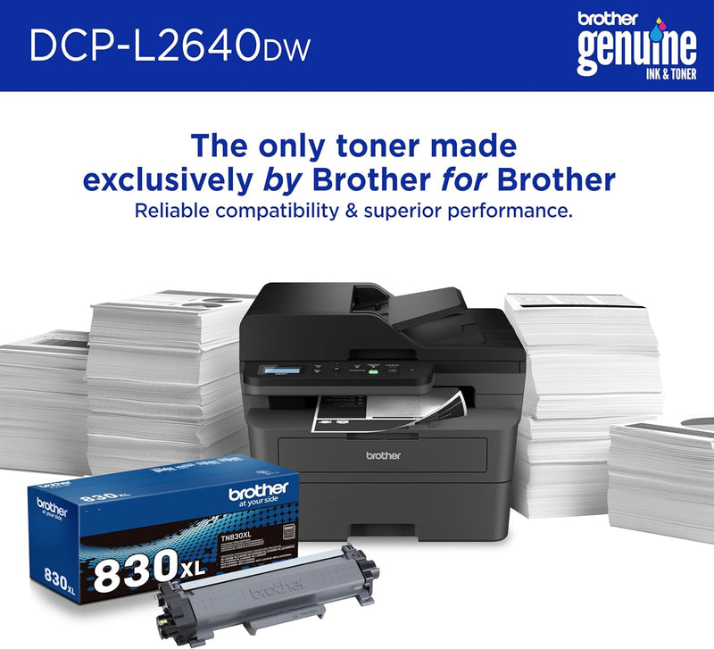 Brother DCP-L2640DW 4-in-1 black and white wireless double-sided laser printer 