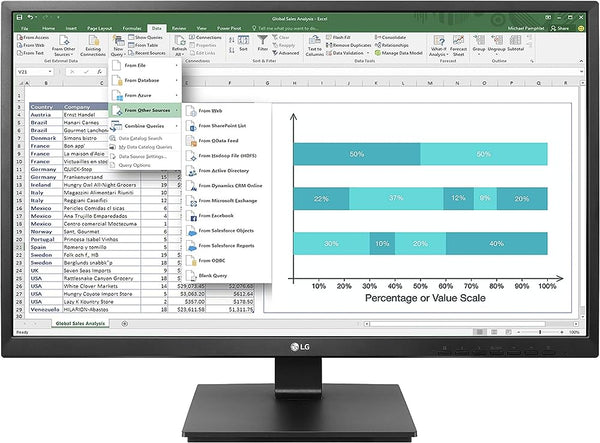 LG 23.8" 27BK550Y FHD IPS (16:9) Monitor