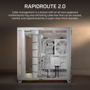 Corsair AIR 5400 LX-R ARGB iCUE LINK - White 白色 Triple Chamber ATX Case (CC-9011321-WW)