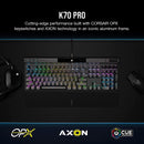 Corsair K70 RGB TKL CHAMPION SERIES Mechanical Gaming Keyboard - CHERRY MX Red CH-9119010-NA