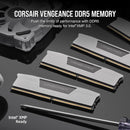 CORSAIR 32GB Kit (2x16GB) VENGEANCE White 白色 CMK32GX5M2B5200C40W DDR5 5200MHz Memory