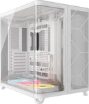 Corsair AIR 5400 LX-R ARGB iCUE LINK - White 白色 Triple Chamber ATX Case (CC-9011321-WW)
