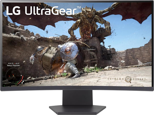 [New Year Promotion] [Latest Product] LG 27" 27GS60QC-B 180Hz 2K QHD VA (16:9) Curved Gaming Monitor 